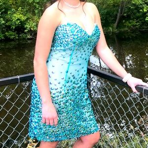 Semi-Formal Sequence Party Dress
